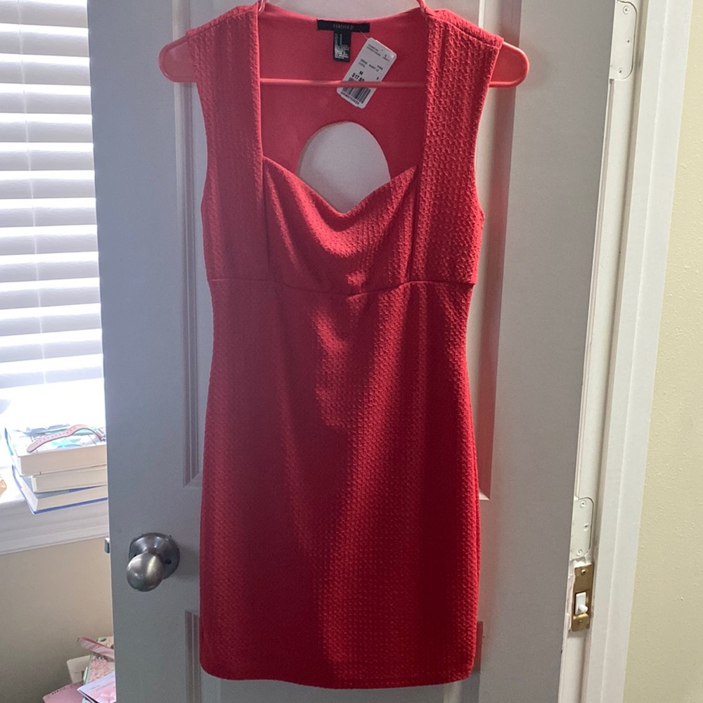 Coral bodycon
